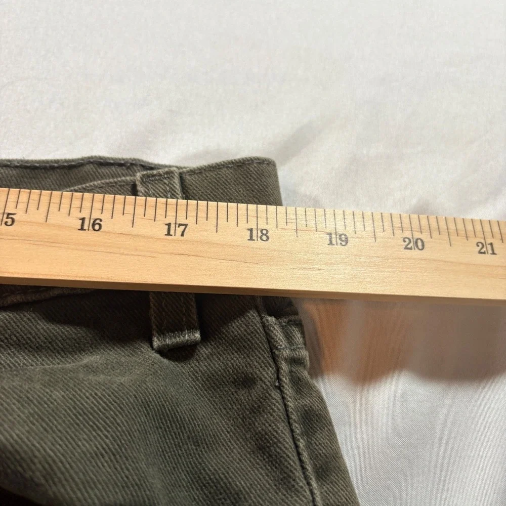 Levi's 540 Relaxed Fit Jeans Mens 38x36 Olive Green Cotton Made in USA Vintage